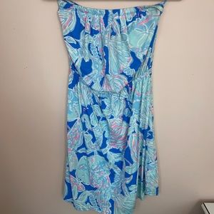 Lilly Pulitzer- strapless mini dress size M